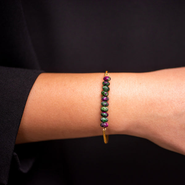 Romi Bracelet - Ruby Zoisite