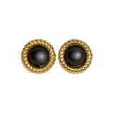 Livia Earrings - Onyx