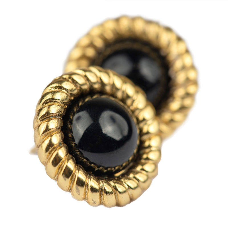 Livia Earrings - Onyx