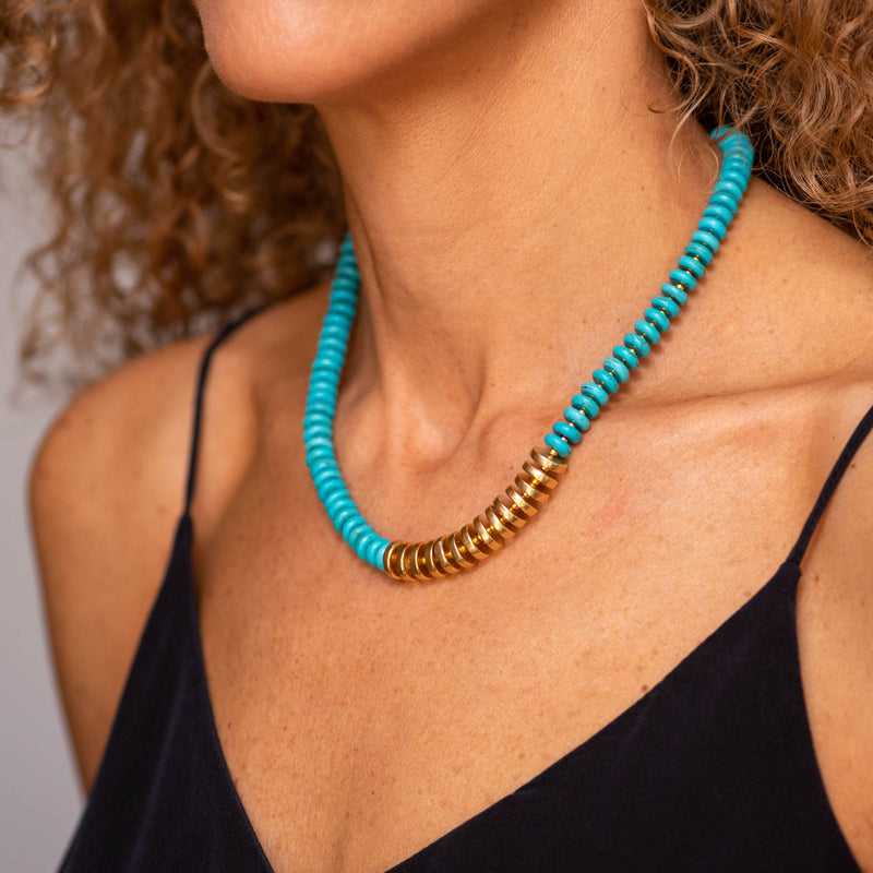 Lanai Polished Turquoise Necklace